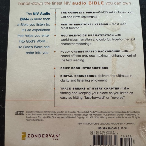 Zondervan Black Audio Bible Case - Picture 6 of 6